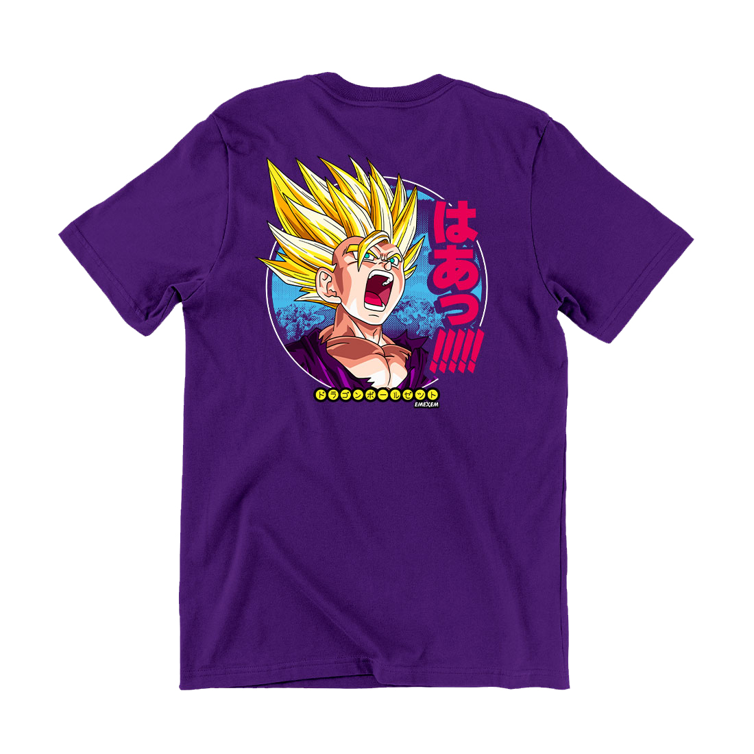 Remera Gohan SSJ2 - Frente y Espalda