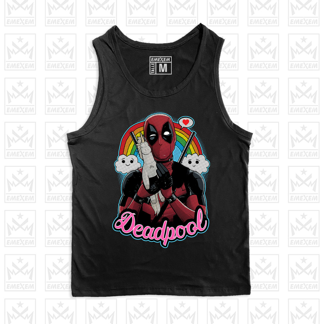 Musculosa Deadpool & Unicorn