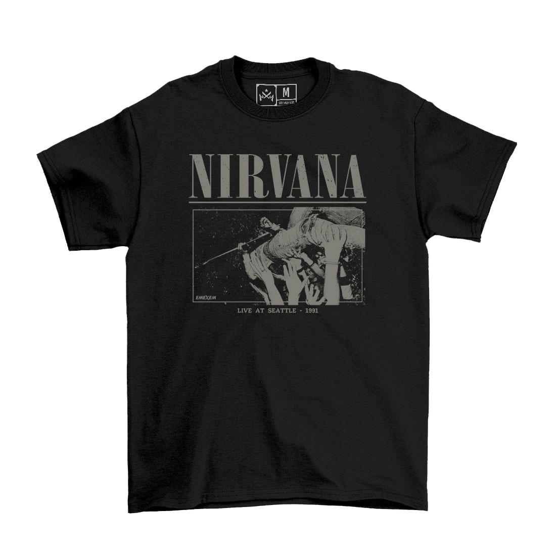 Remera Nirvana Concierto