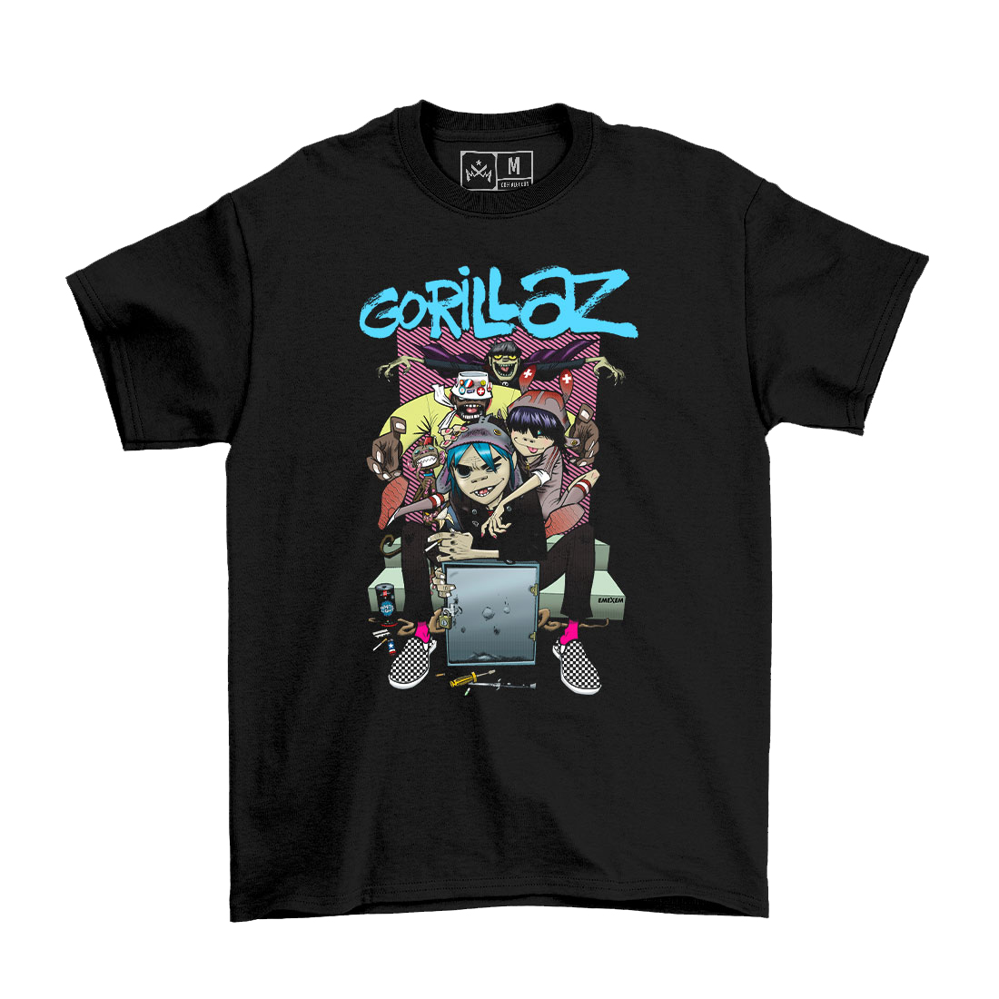 Remera Gorillaz