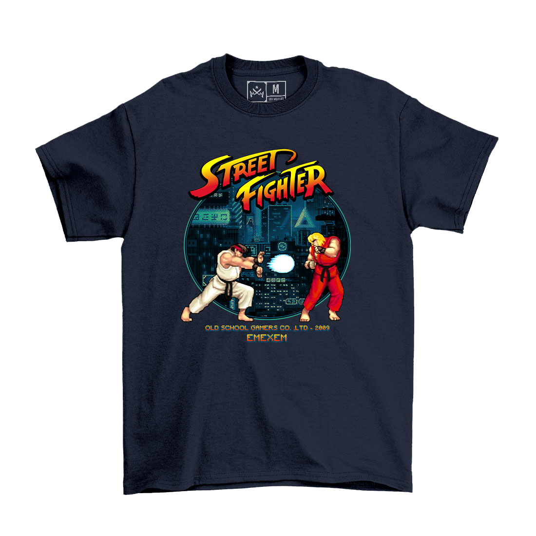 Remera Street Fighter - Frente y Espalda