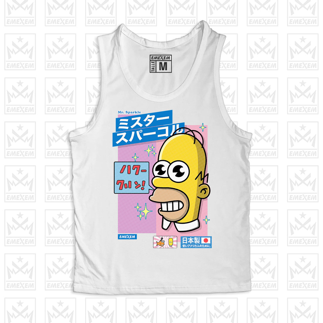 Musculosa Homero Kawaii